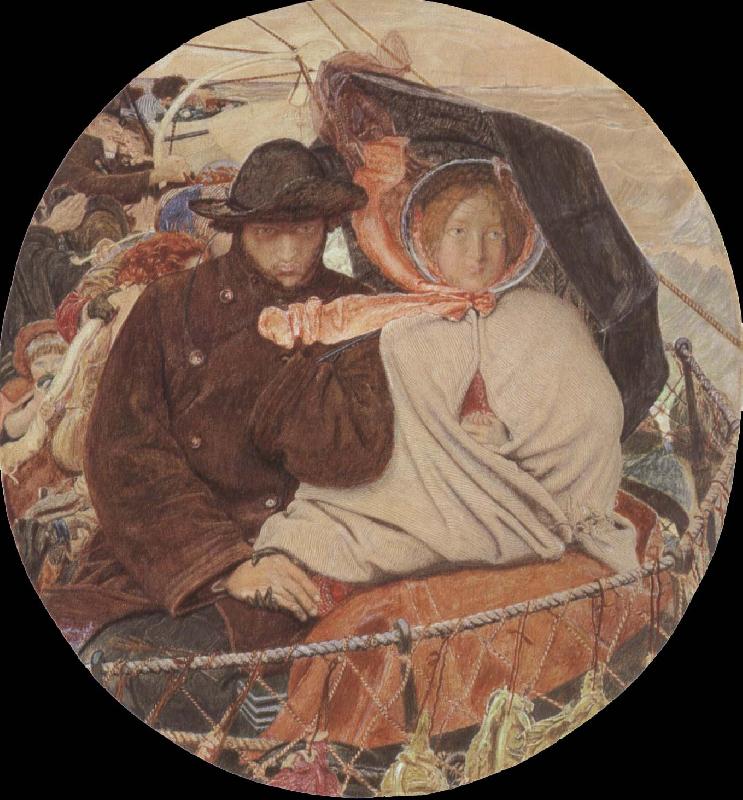 Ford Madox Brown The Last of England oil painting image